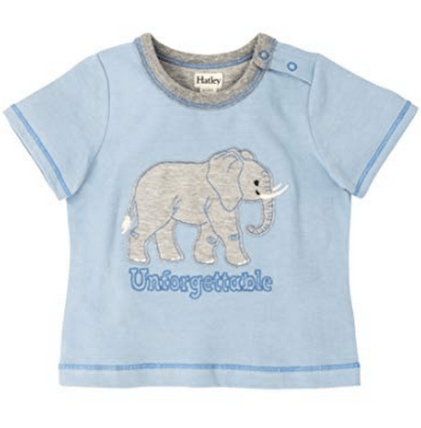 Hatley Baby Boys Graphic Tee Shirt, Elephant, Size 3–6 Months