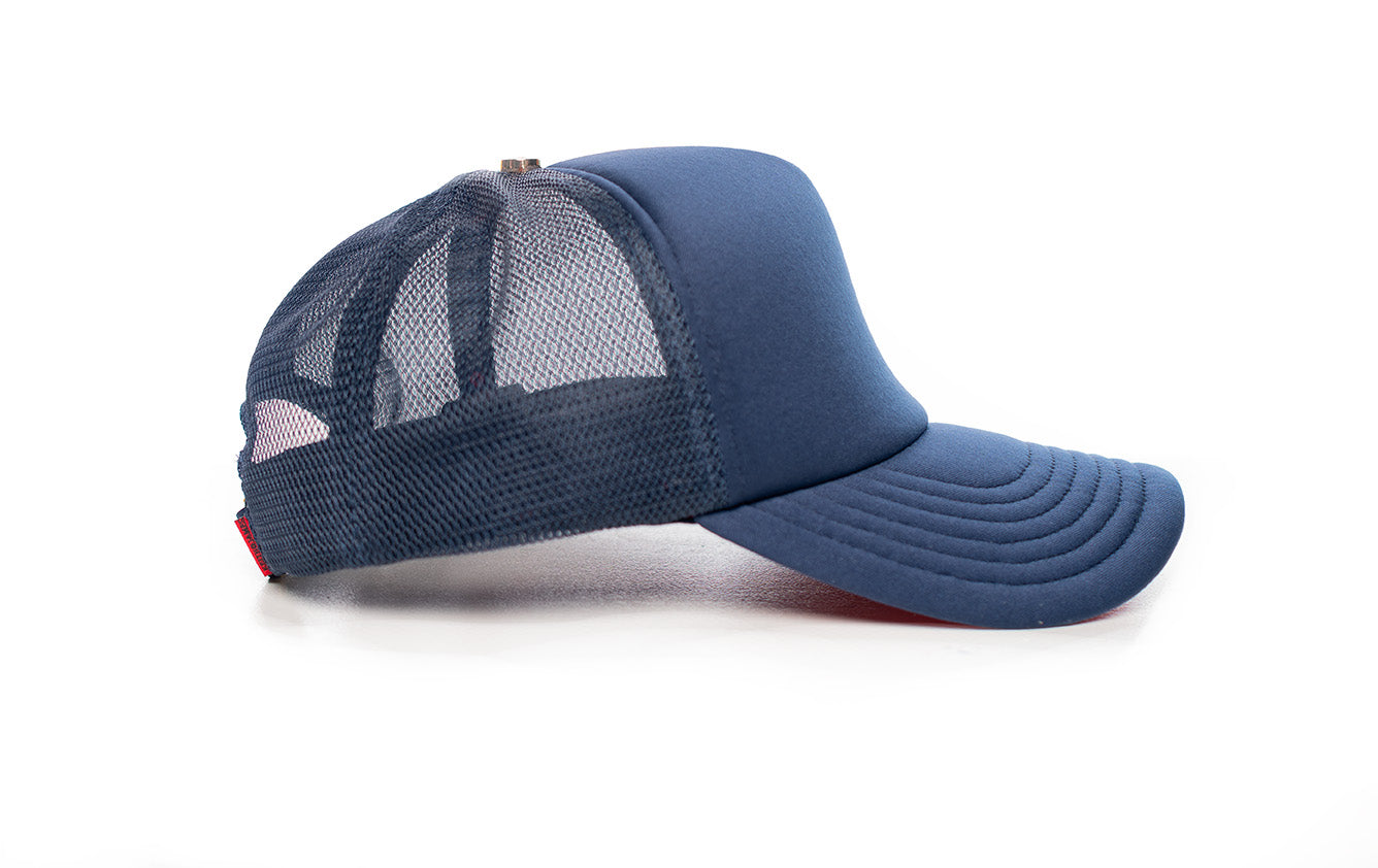 Classic Trucker Cap (Navy Blue)