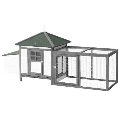 EasyMove Wooden Chicken Coop With Nesting Boxes Ameraeon