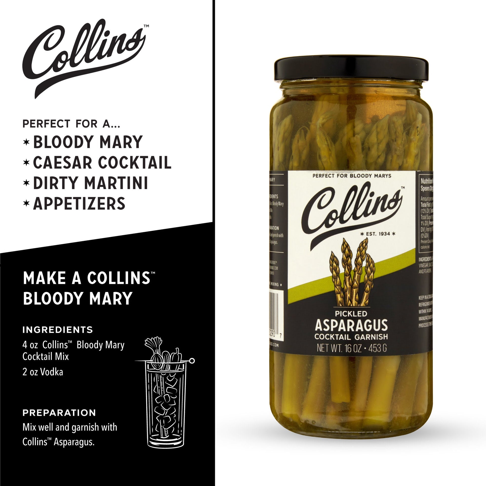 Gourmet Pickled Asparagus 16 oz
