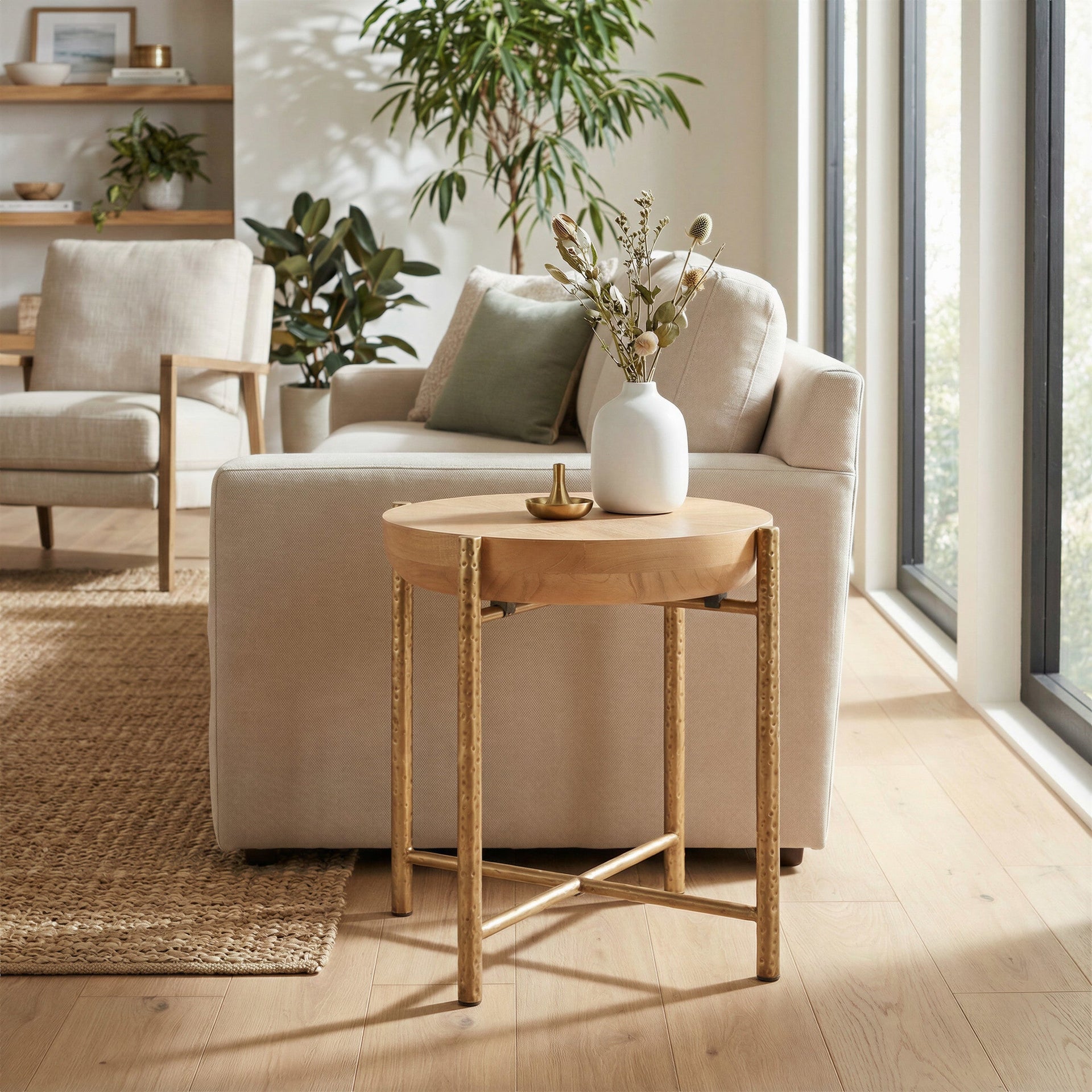 Halva Side Table Natural