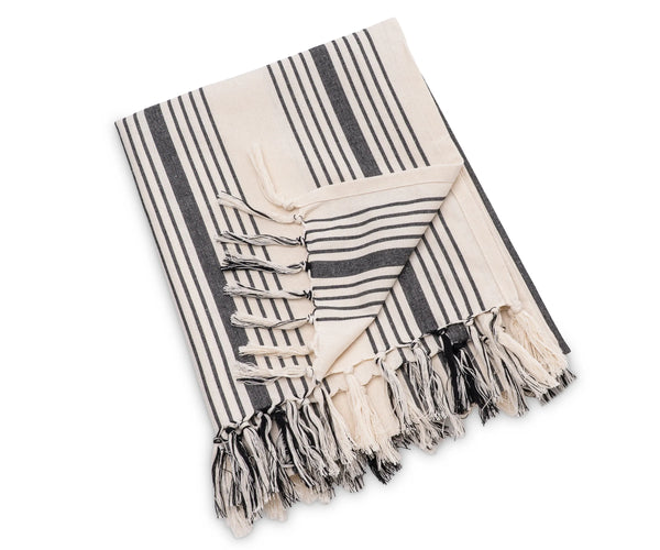 Black and White Striped Throw Blanket Soft, Stylish & Cozy