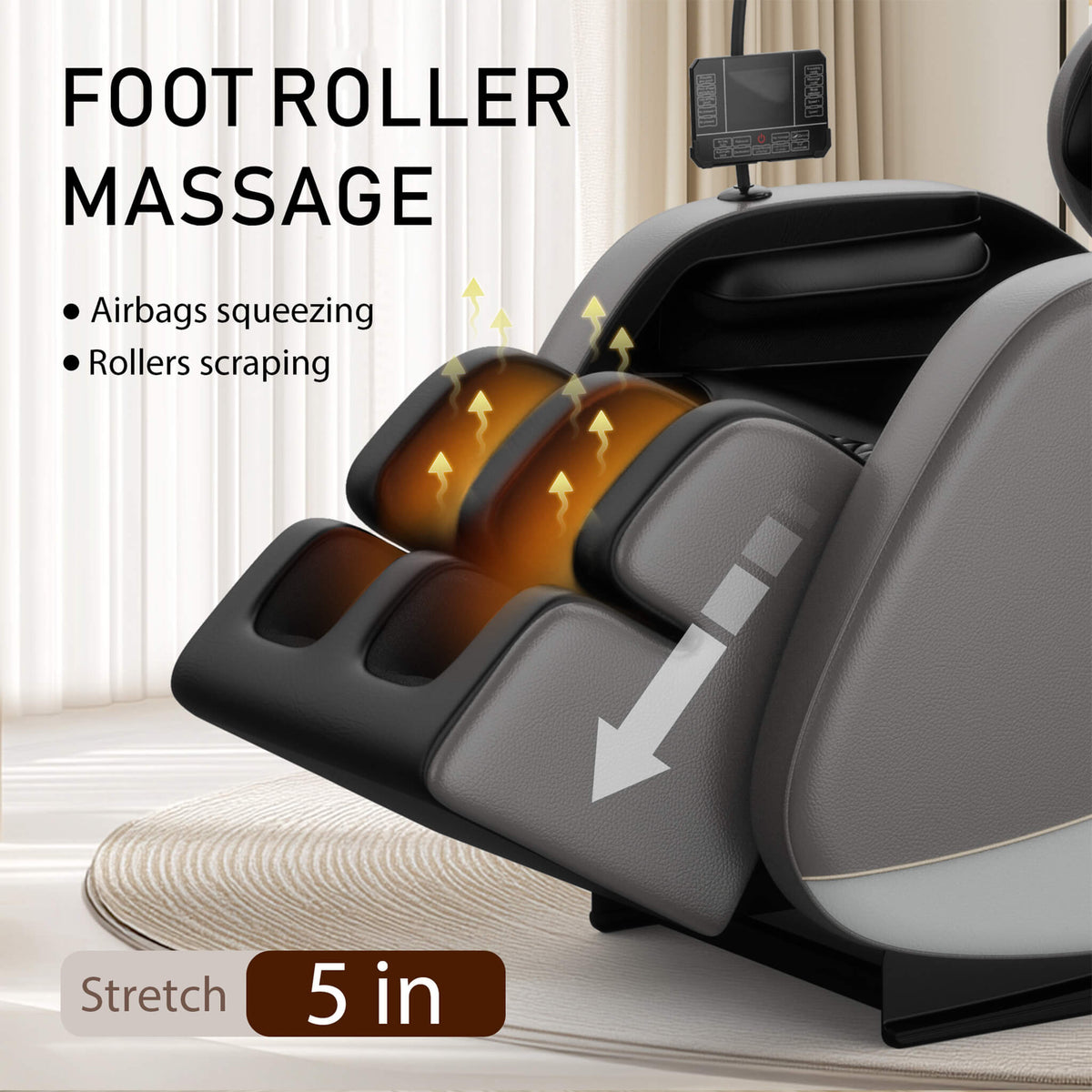 Opulence Zero-Gravity Massage Recliner Chair With Bluetooth Audio (SAK31972)