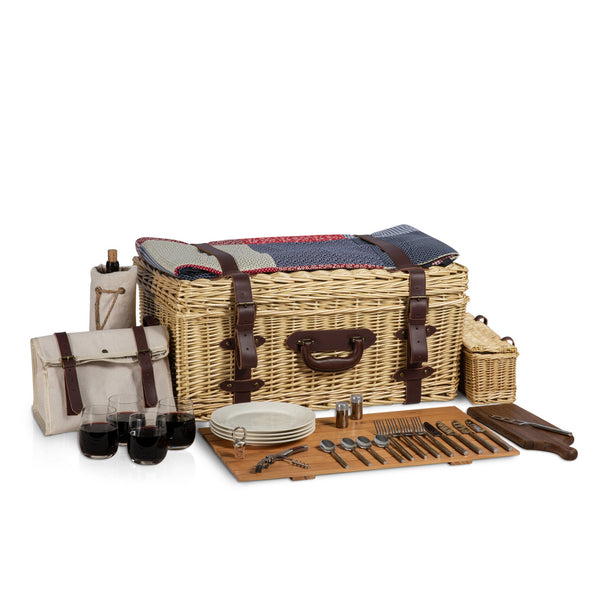 Charleston Picnic Basket for 4 Picnic Time Family of Brands