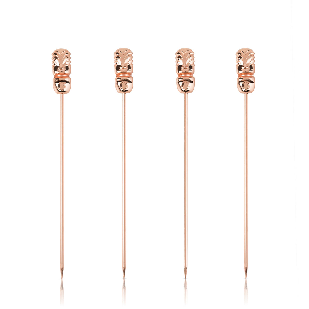 Pacific Tiki Cocktail Picks in Copper Set of 4