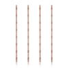 Pacific Bamboo Straws in Copper Set of 4
