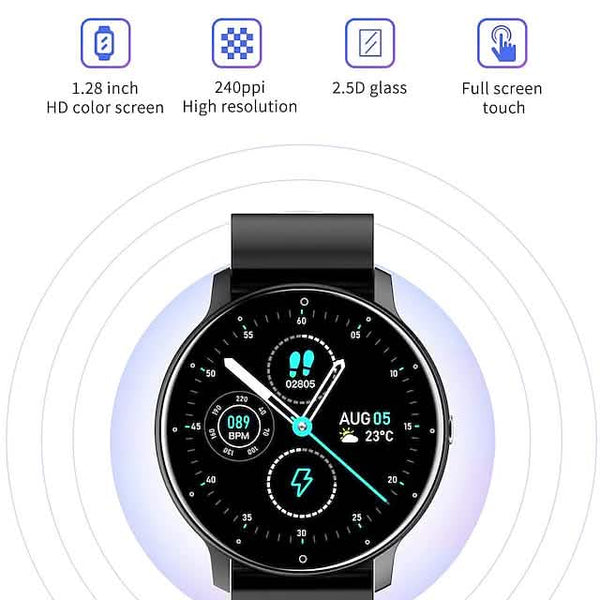 Zl02 Smart Watch 1.28 Inch Smartwatch Fitness Running Watch