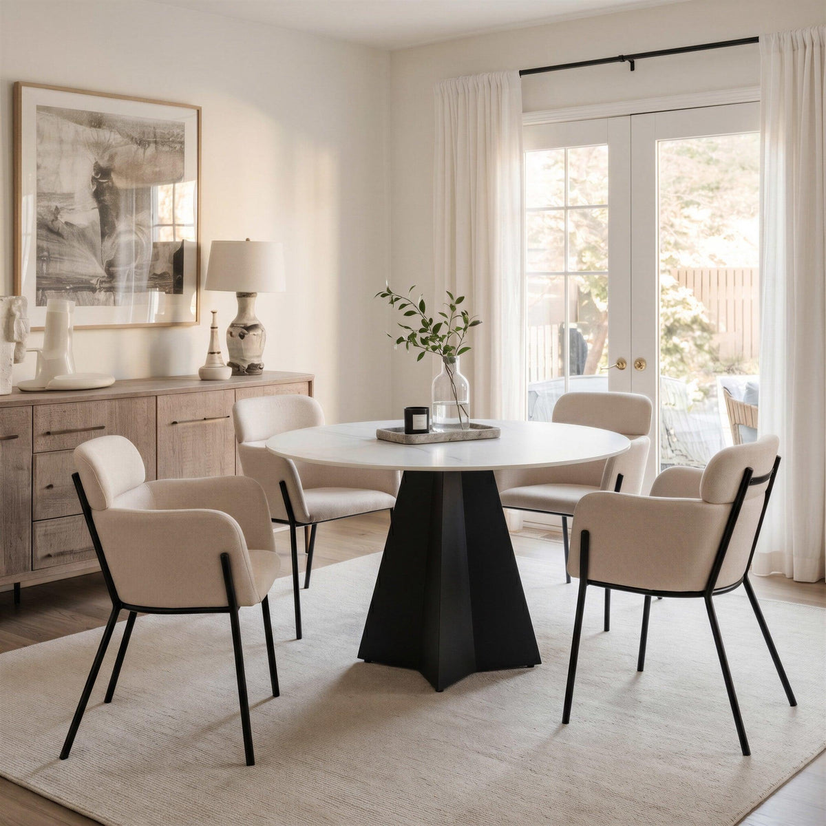 Bremor Dining Chair (Set of 2) Beige