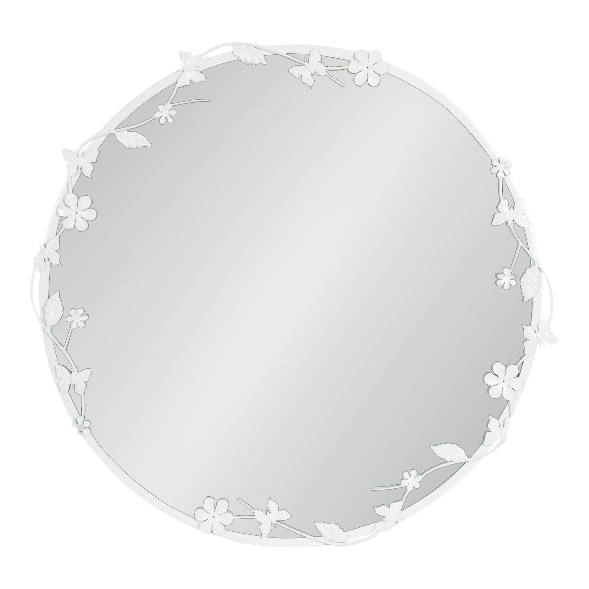 Rosella Floral Wall Mirror Metal