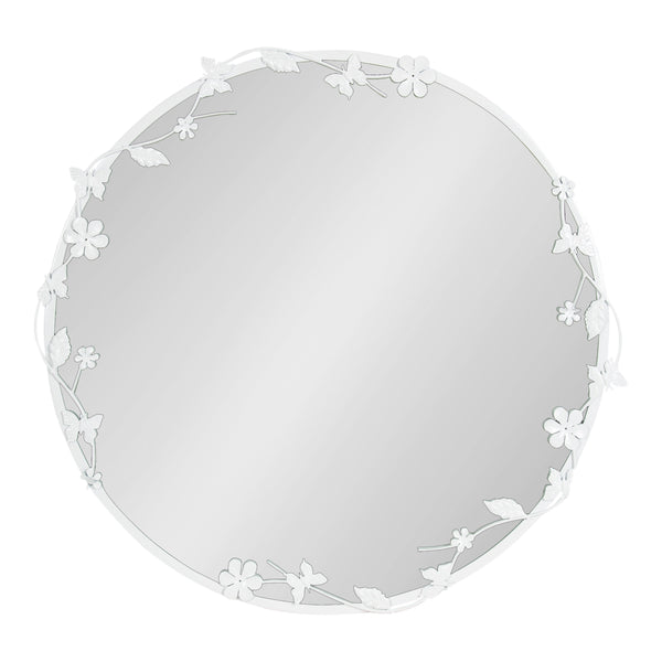 Rosella Floral Wall Mirror Metal