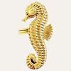 Gold Seahorse Napkin Rings – Ocean Majesty