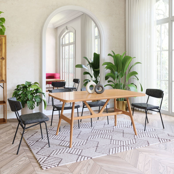 Charon Dining Chair (Set of 2) Vintage Black