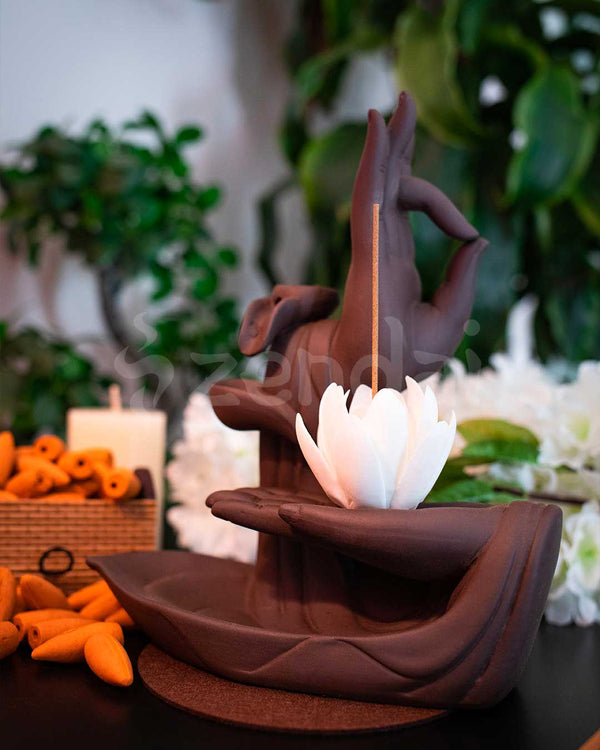 Zen Hands - Backflow Incense Burner