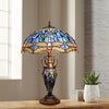 CHLOE Lighting SUNNIVA Dragonfly-Style Dark Bronze 3 Light Double Lit Table Lamp 16