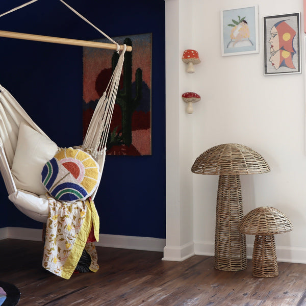 Champignon Woven Seagrass Mushrooms - Set of 2 - Gifts for You 'n Me