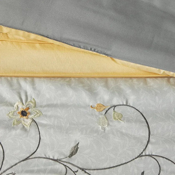 Serene Embroidered 7 Piece Comforter Set by Madison Park - Gifts for You 'n Me