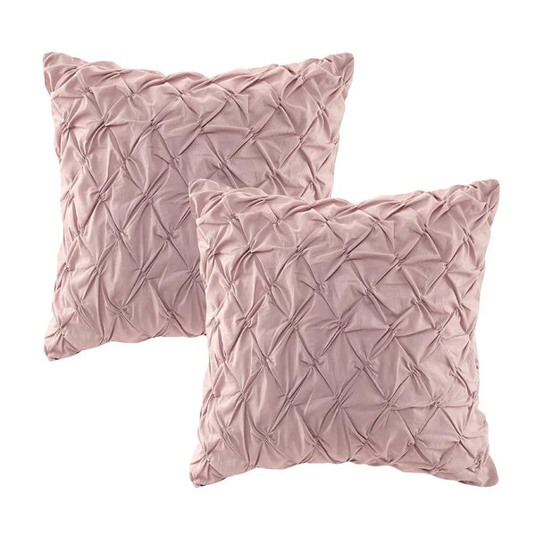 Cassandra 8 Piece Cotton Printed Comforter Set - Blush - Gifts for You 'n Me