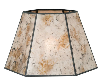 Onyx Color Hexagon Style Mica Lampshade