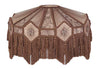Mocha Brown Victorian Floor Lamp Shades