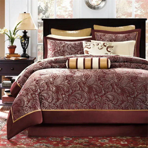Aubrey 12 Piece Complete Bed Set by Madison Park - Gifts for You 'n Me