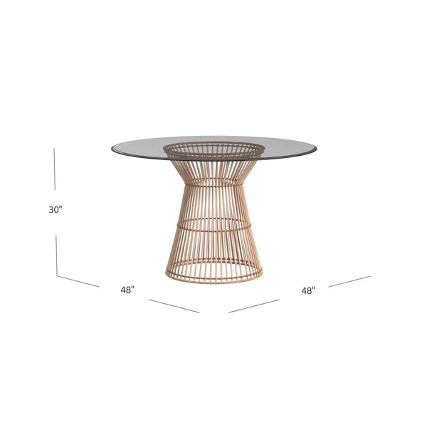 Bassett Mirror Round Leana Dining Table - Gifts for You 'n Me