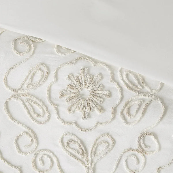 Violette 3 Piece Tufted Cotton Chenille Comforter Set by Madison Park - Gifts for You 'n Me