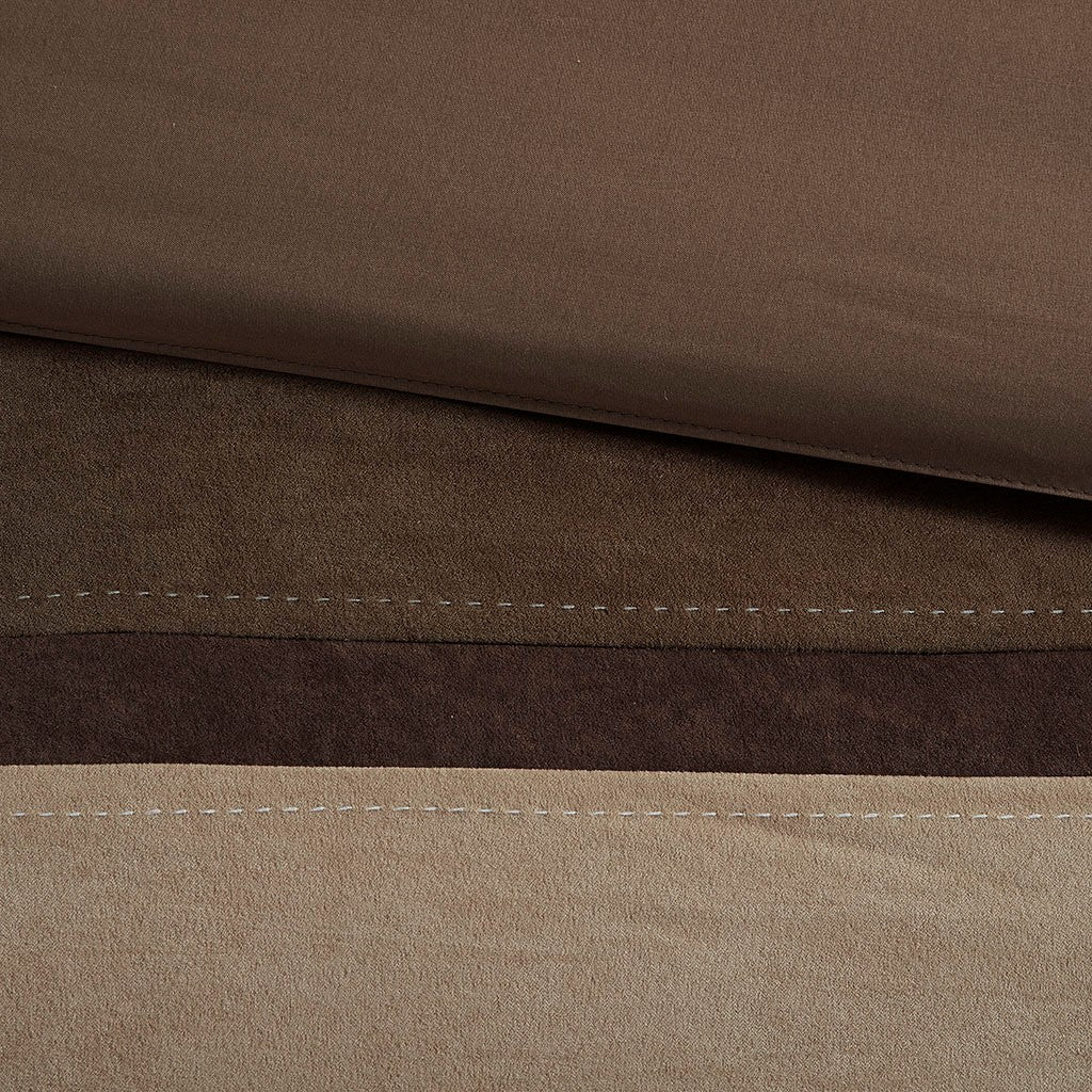 Palisades 7 Piece Faux Suede Comforter Set by Madison Park