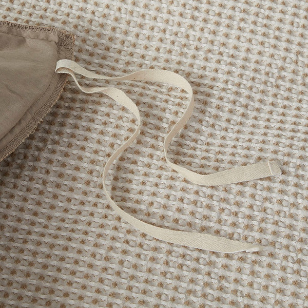 Mara 4 PC Cotton and Rayon from Bamboo Blend Waffle Weave Comforter Cover Set w/removable insert - Gifts for You 'n Me