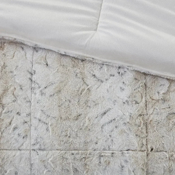 Zuri Faux Fur Comforter Set by Madison Park - Gifts for You 'n Me