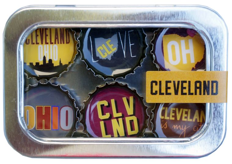 Cleveland Magnets - Set of 6