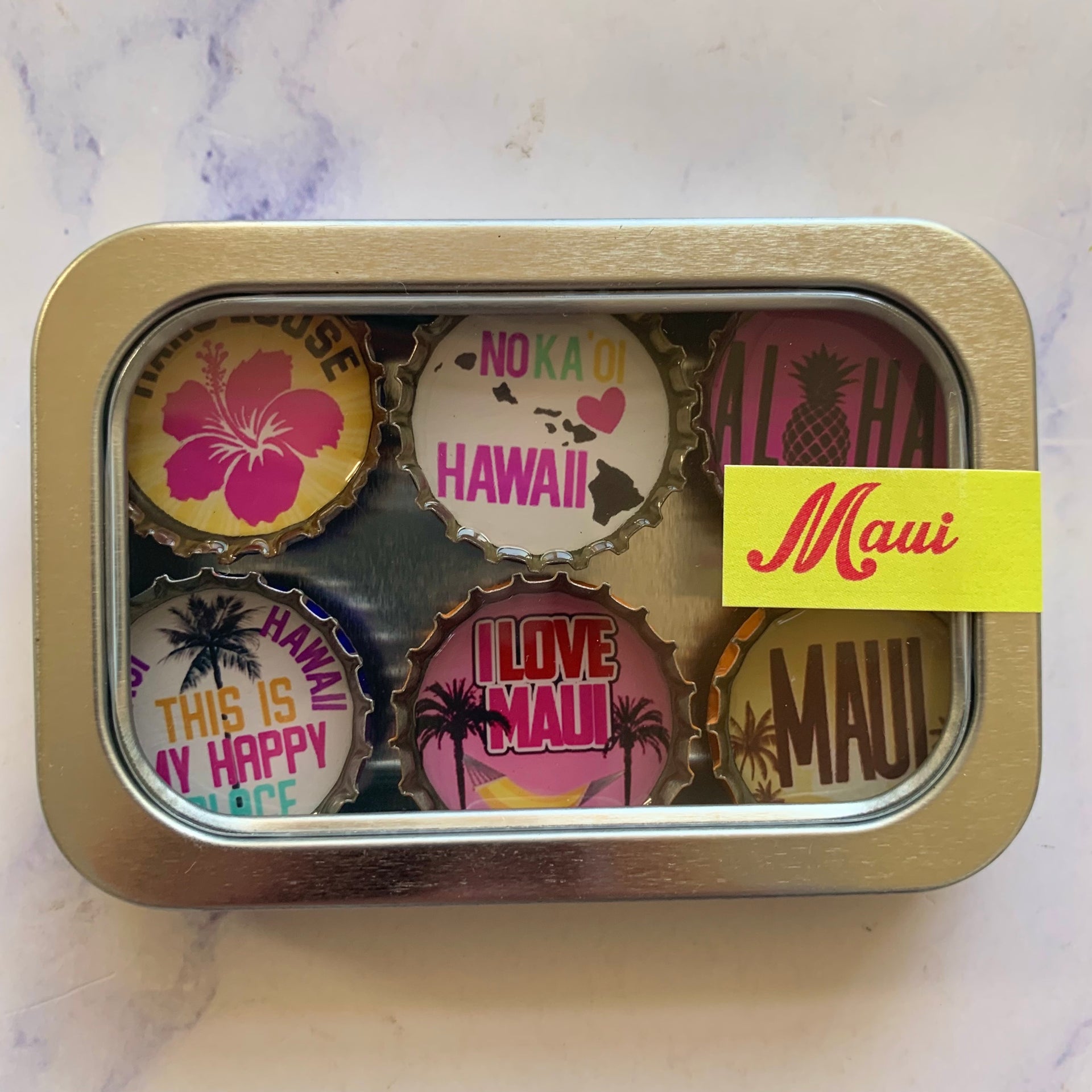 Maui Magnets - Set of 6 - Gifts for You 'n Me