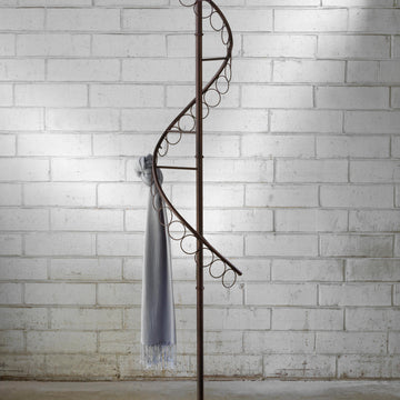 73"H Bronze Rotating Scarf Tree (Hoops)