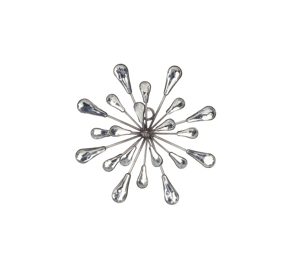 Silver Starburst Wall Art - Gifts for You 'n Me