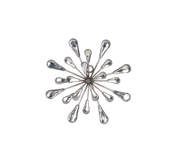 Silver Starburst Wall Art