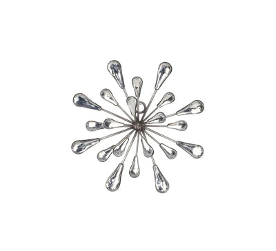 Silver Starburst Wall Art
