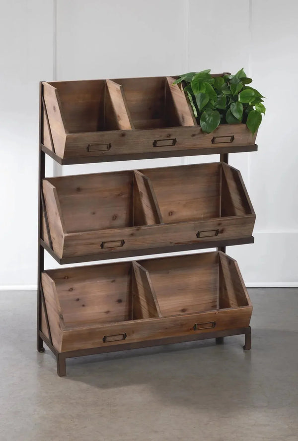 Industrial Metal or Wooden Bin Organizer/Display - Gifts for You 'n Me