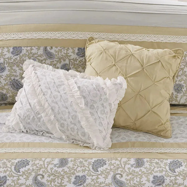 Dawn 9 Piece Cotton Percale Comforter Set by Madison Park - Gifts for You 'n Me