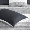 Mila 3 Piece Cotton Gray Comforter Set with Chenille Tufting by INK+IVY