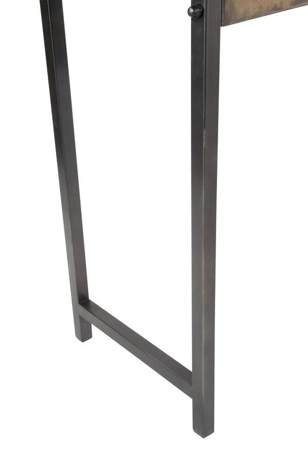 Industrial Bronze Metal Console Table - Gifts for You 'n Me