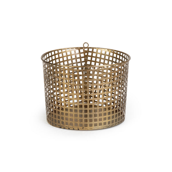 Metal Bin in Black or Gold