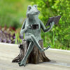 Aluminum Joy of Reading Garden Sculpture, 15