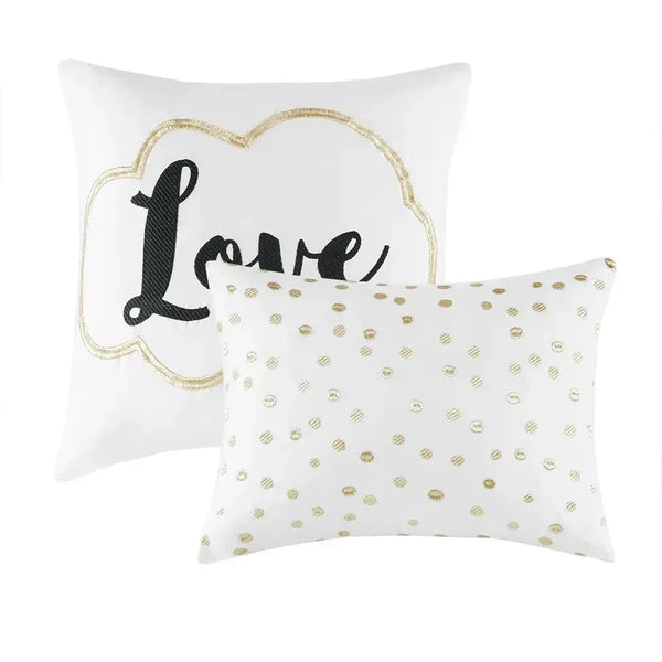 Raina Metallic Printed Comforter Set by Intelligent Design - Gifts for You 'n Me