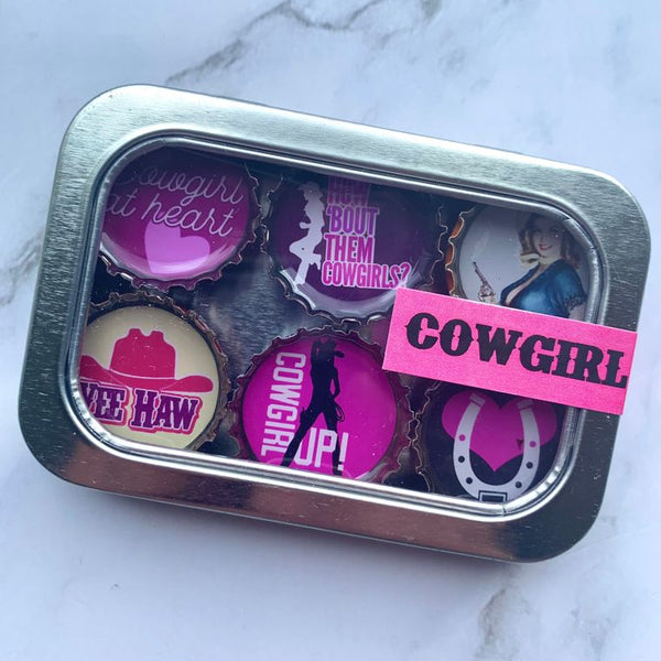 Cowgirl Magnets - Set of 6