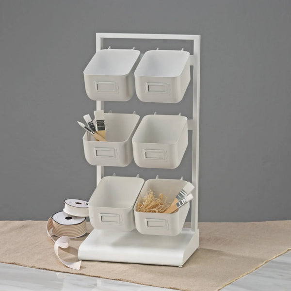 6 Metal Bin Tabletop Display - Gifts for You 'n Me