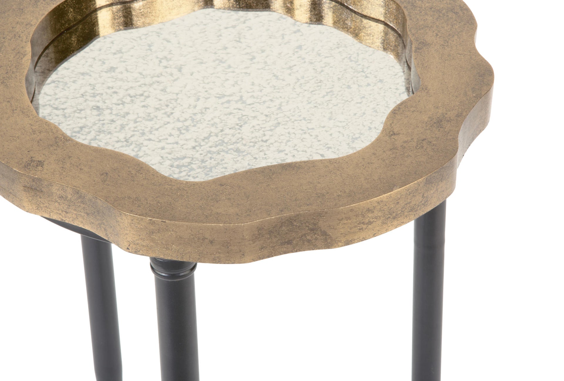 Gold Foil Side Table - Set of 2