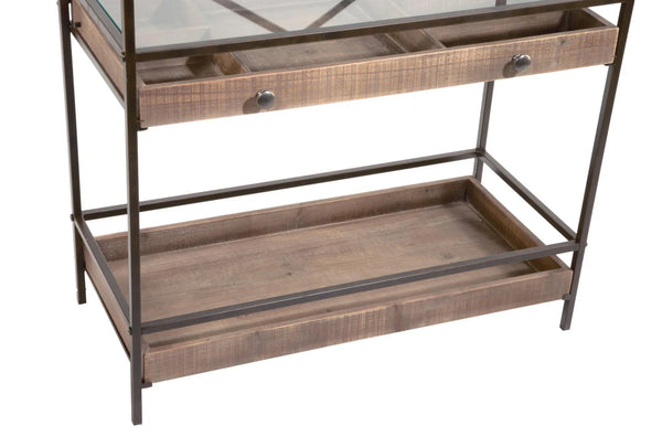 4-Tier Display with Glass Covered Storage Drawers - Gifts for You 'n Me