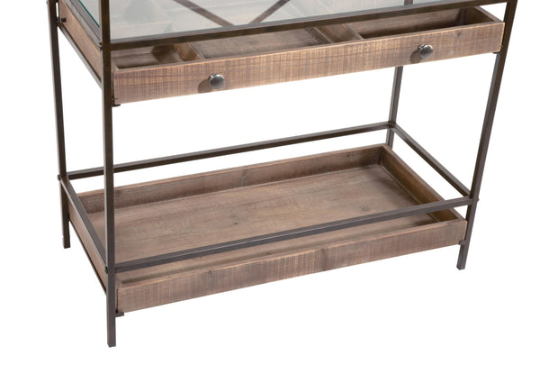 4-Tier Display with Glass Covered Storage Drawers - Gifts for You 'n Me