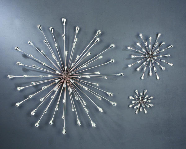 Silver Starburst Wall Art