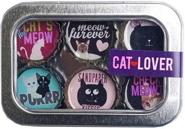 Cat Lover Magnets - Set of 6