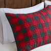 Check Oversized Quilt Mini Set - Red
